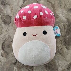Squishmallows Kellytoy 12” Malcolm The Mushroom Plushie NWT